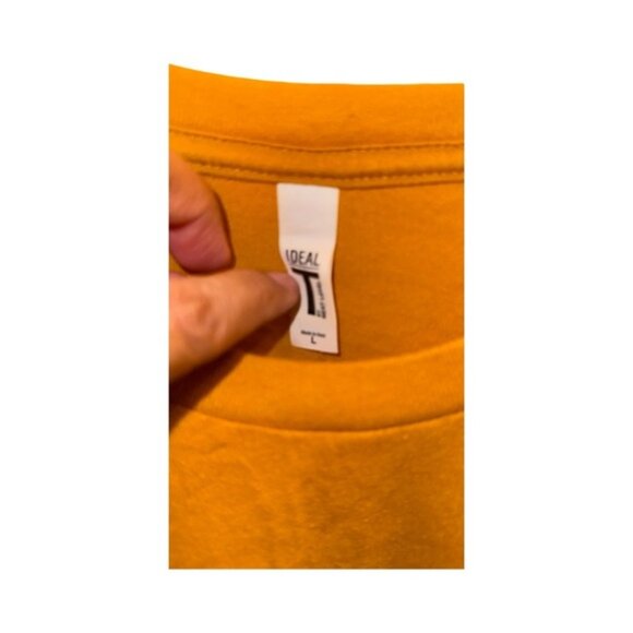 Mustard Graphic Tee with Heart Design - Picture 3 of 5